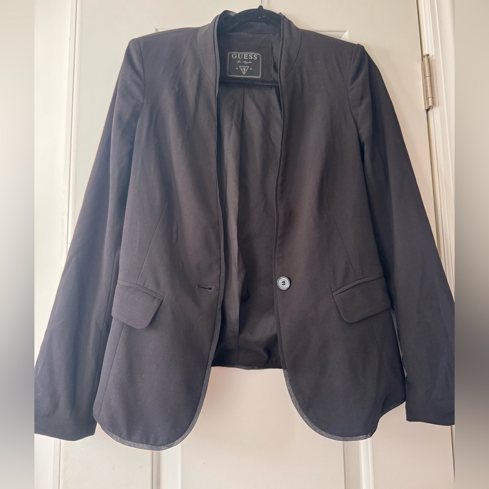 GUESS Women's Elegant Dark Blazer